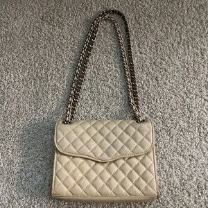 Rebecca Minkoff quilted leather chain strap shoulder crossbody bag classic